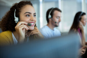 Woman Customer Service Rep